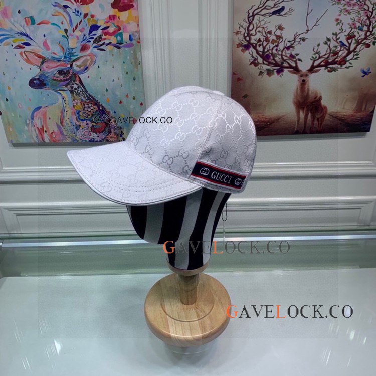 Double G White Men Women Baseball Cap Canvas